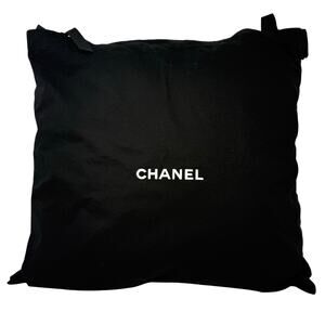 Chanel Pillow Upcycled from Authentic Bag Handmade Logo Decor Rare Gift
